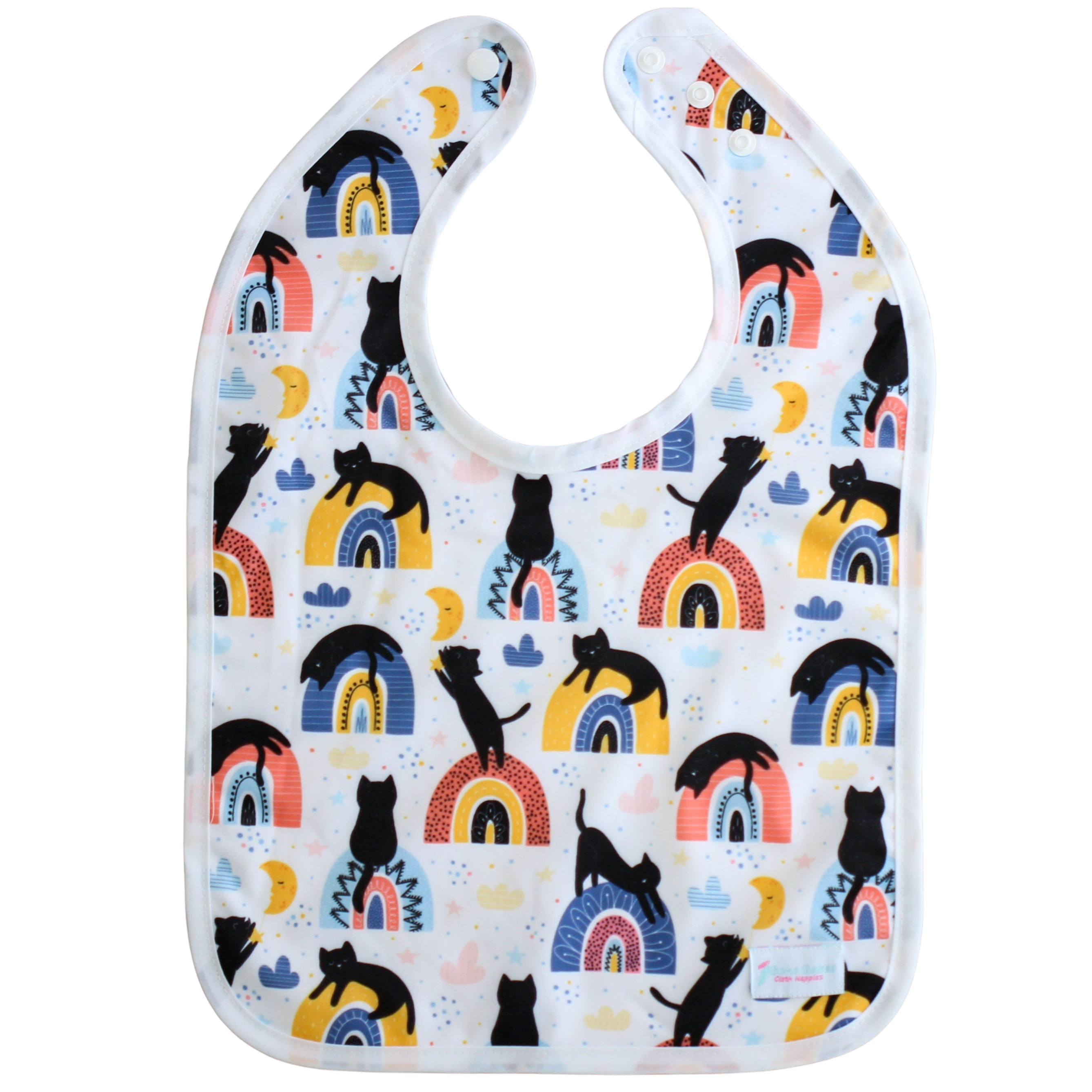 Cat Bamboo Bib Boho Babes
