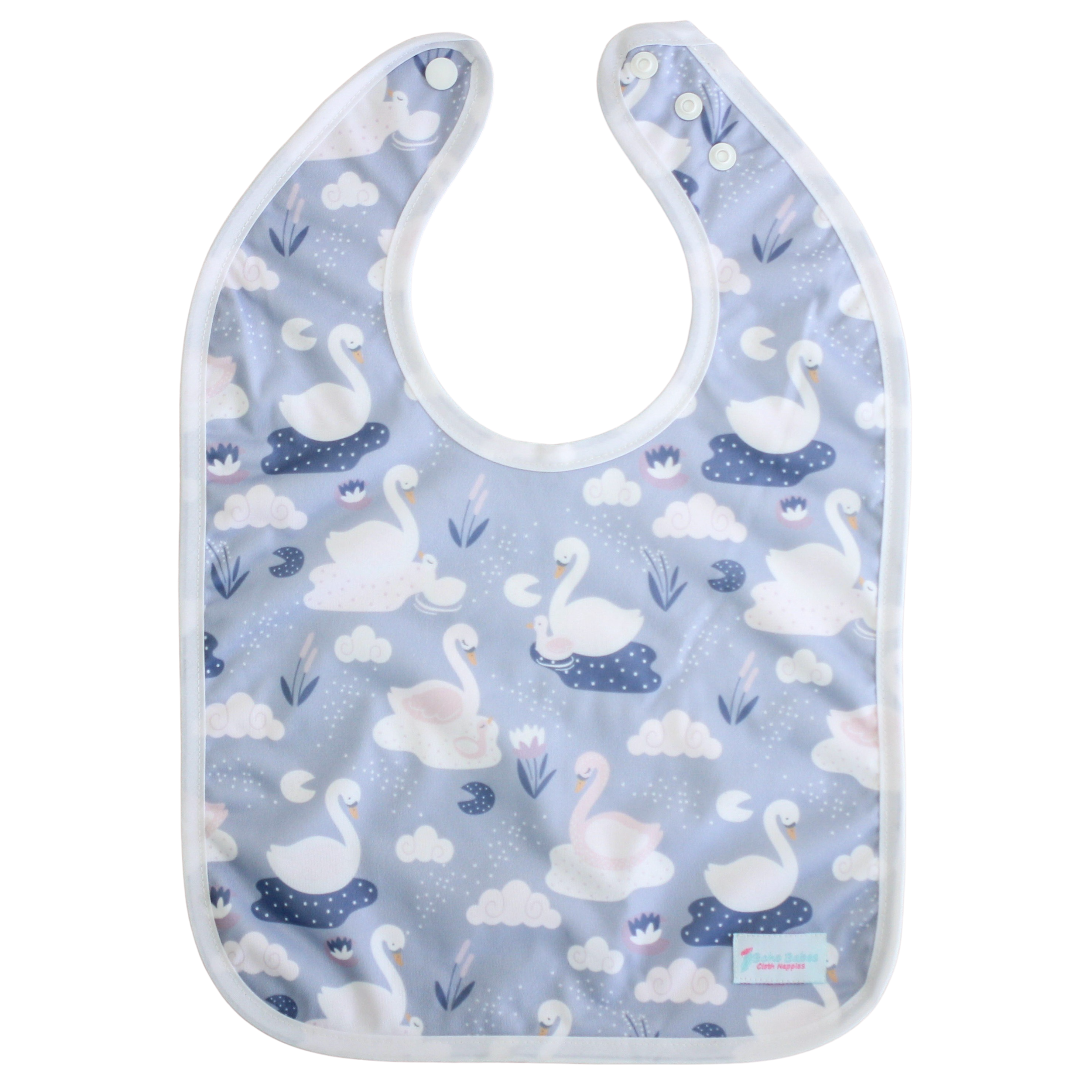 Swan Bamboo Bib Boho Babes