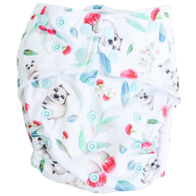 Quirky Quokkas OSFM Nappy - Boho Babes Cloth Nappies