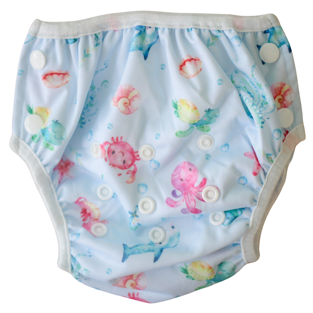 Swim Nappy Under the sea Boho Babes Cloth Nappies